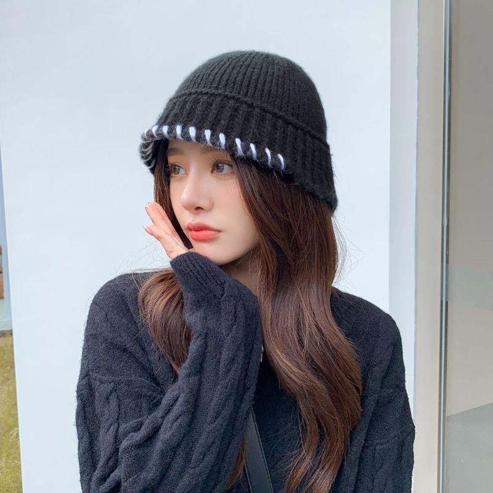 Mũ beanie Trùm Đầu Màu Trơn Thời Trang Dành Cho Nam Nữ