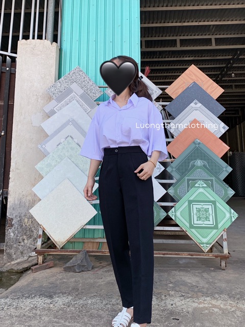 Quần Baggy Tây có đai đeo nịt Full size