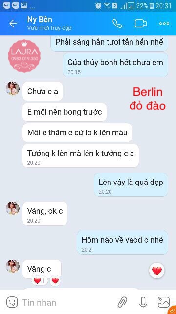 SALE! Mực phun xăm Berlin lên đậm đẹp