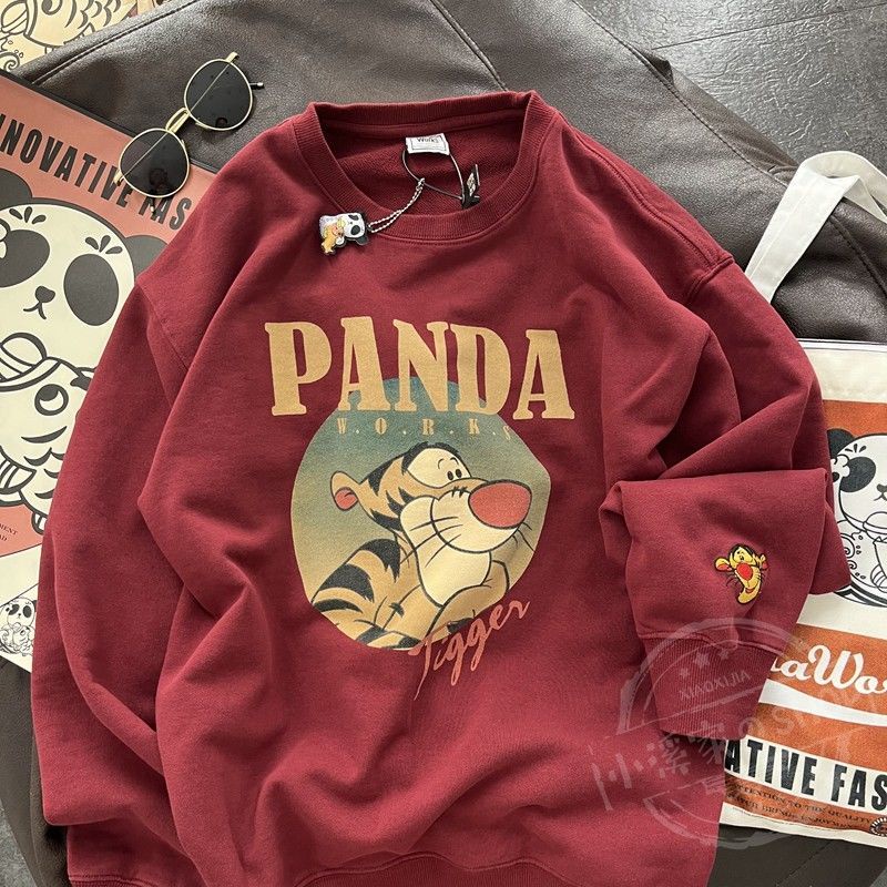 Áo Sweater Mỏng Dáng Rộng In Hình Hổ Thời Trang Mùa Hè Cá Tính