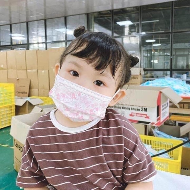 Set 10 khẩu trang kháng khuẩn trẻ em