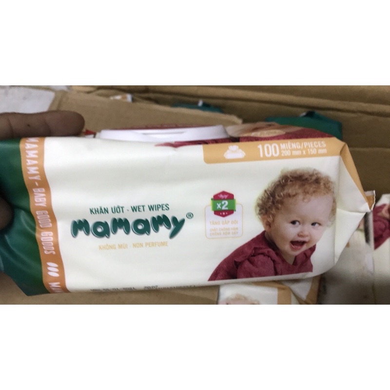 KHĂN ƯỚT MAMAMY 100 TỜ