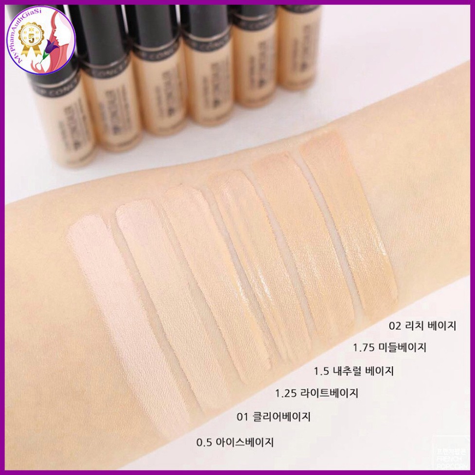 D345 GDT KEM CHE thiếu sót THE SAEM COVER PERFECTION TIP CONCEALER 20 D345