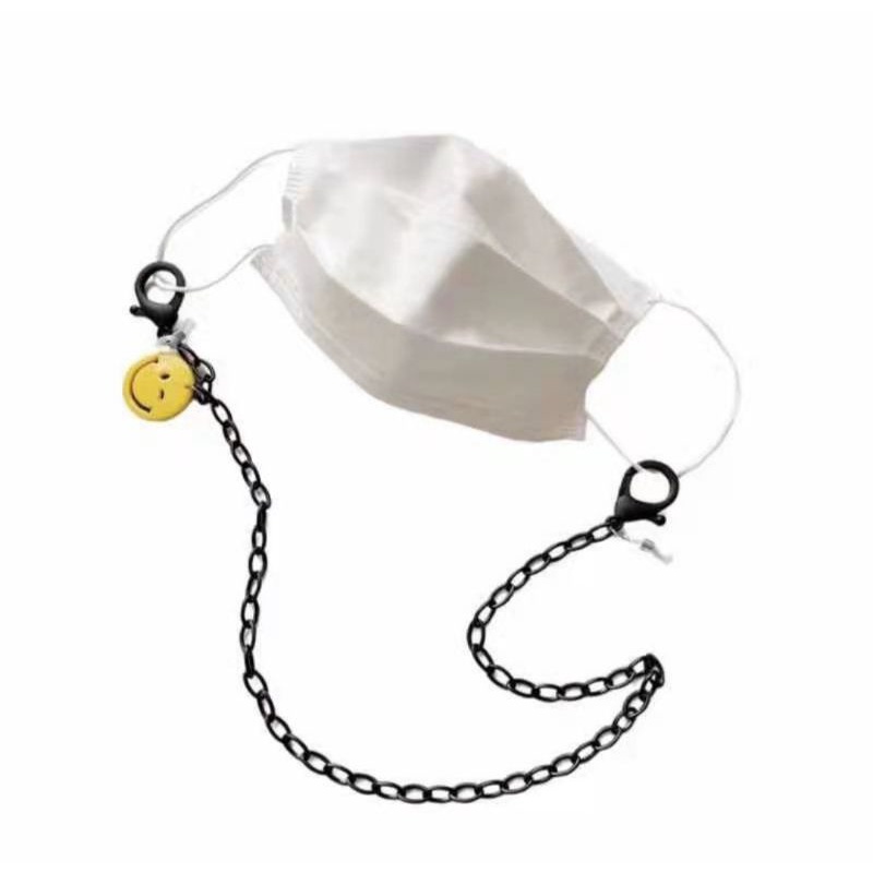 Dây đeo khẩu trang kính mắt mic mặt cưòi, gấu, thỏ ngẫu nhiên chống rớt thời trang tiện lợi