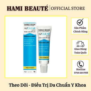 Kem Azclear 20 Azelaic Acid hỗ trợ giảm mụn làm mờ thâm 25g