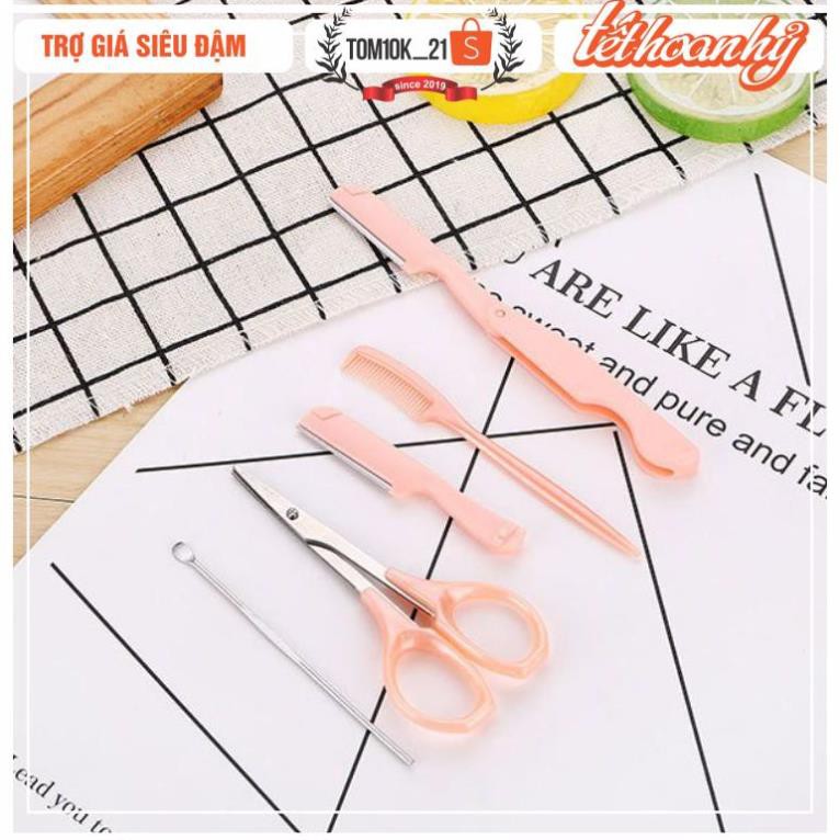 Bộ Kit Phụ Kiện Trang Điểm 5 Món Tỉa Lông Mày (Sỉ 11k) | BigBuy360 - bigbuy360.vn