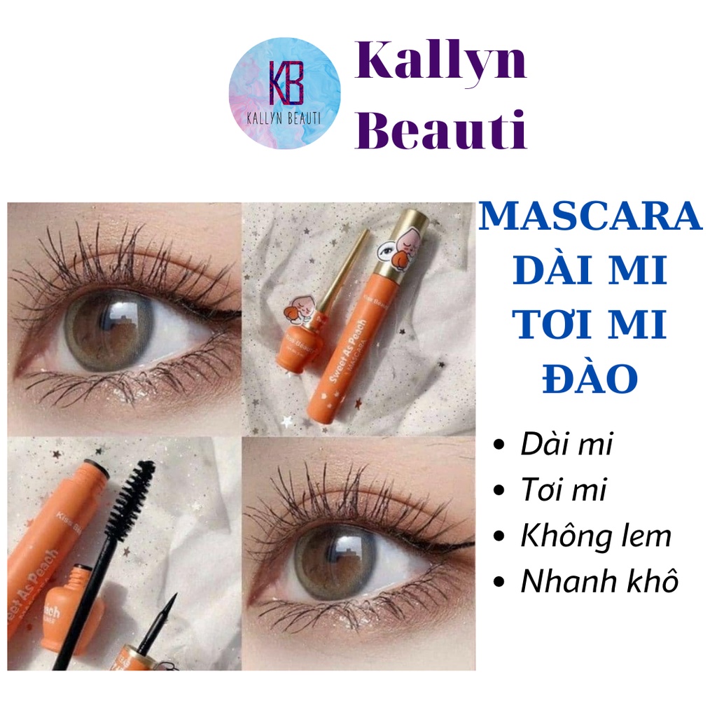 Mascara Trái Đào Làm Dài Và Tơi Mi Kiss Beauty