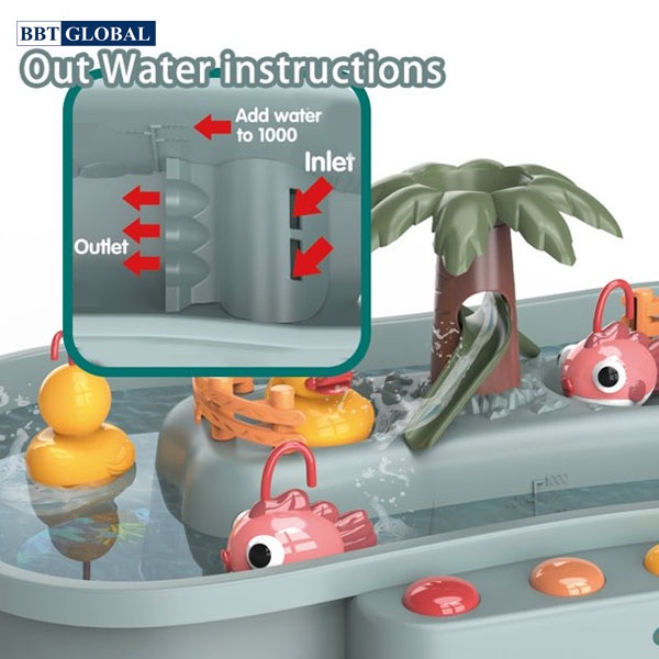 Bộ đồ chơi câu vịt cao cấp có nhạc cho bé BBT Global 889-141