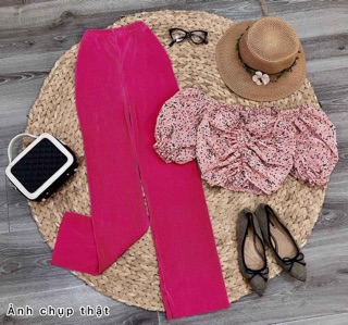 SET ÁO HOT RÚT + QUẦN DẬP LY #185k