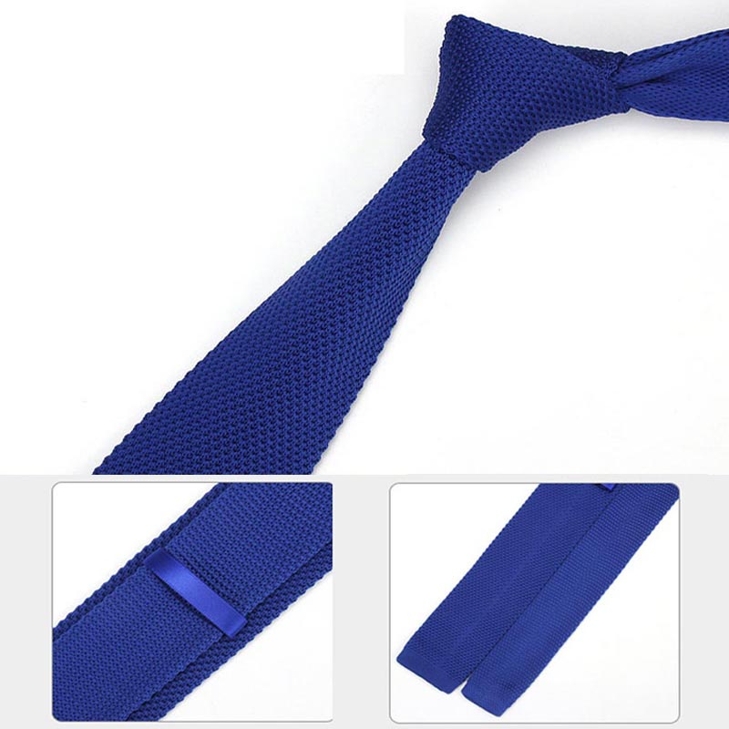 Cà Vạt Dệt Kim Màu Trơn 6CM Sang Trọng Dành Cho Nam