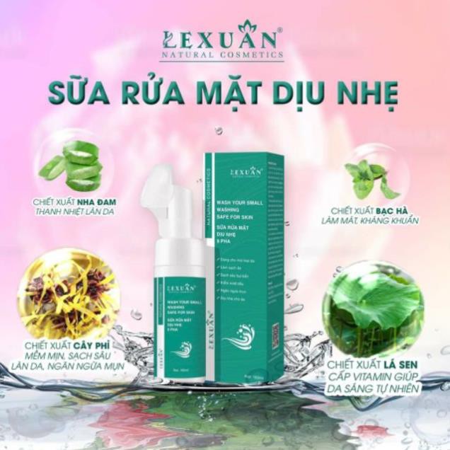 Sữa rửa mặt dịu nhẹ 9 pha Lê Xuân handmade | BigBuy360 - bigbuy360.vn