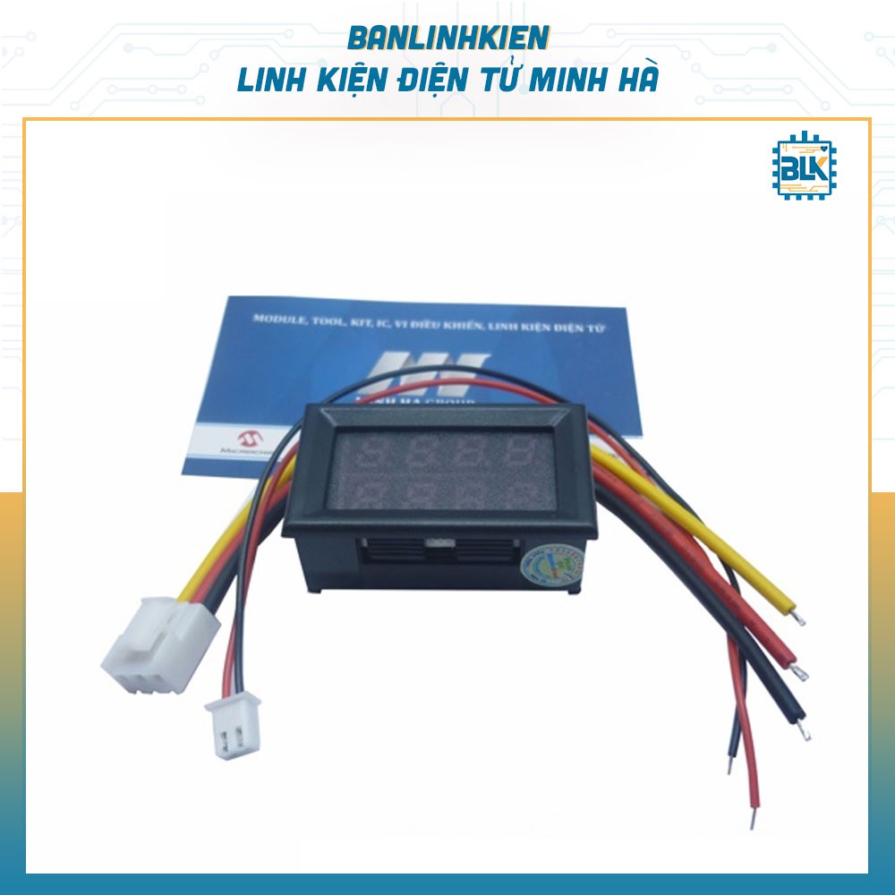 Đồng Hồ Đo Vôn Và Dòng 200V 5A