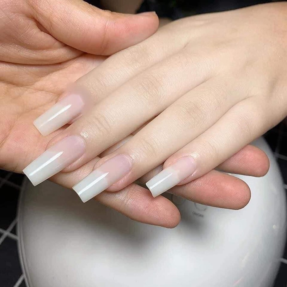 Móng lẻ số nhám sẵn, Móng up HSM lẻ size nhám hộp 500 móng, Móng giả làm nail