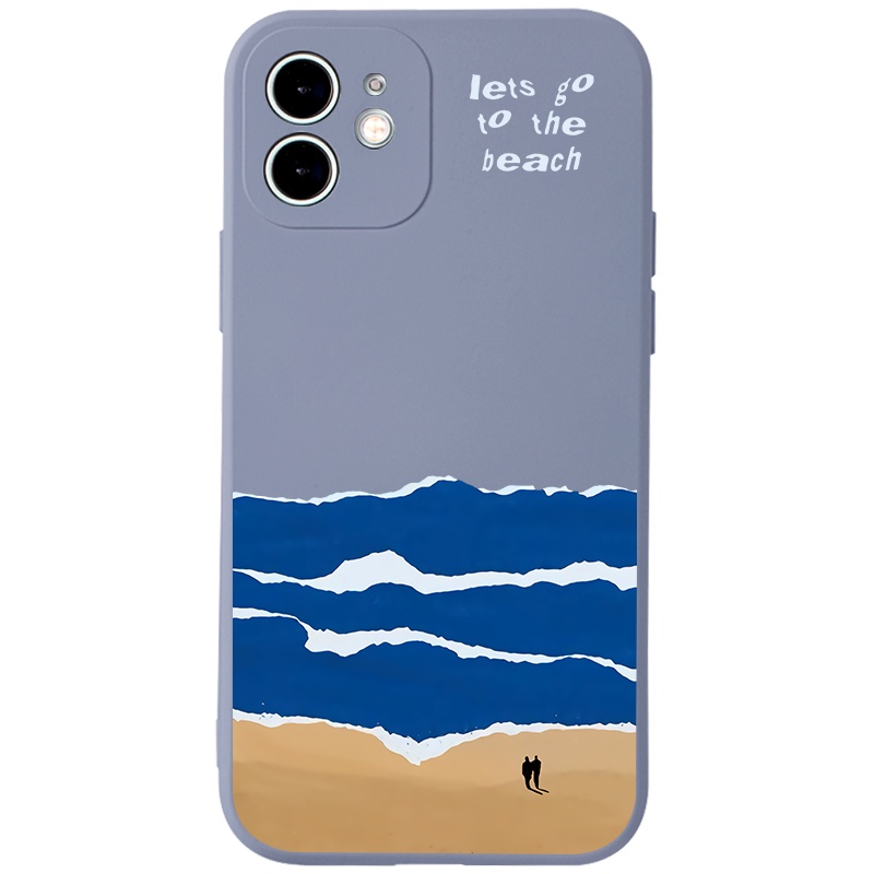 Ốp lưng JURSUE mềm viền vuông hình dễ thương đẹp Cho iPhone 14 13 12 11 Pro Max SE 2020 X XR XS 8 7 ip 6S 6 Plus Y2297