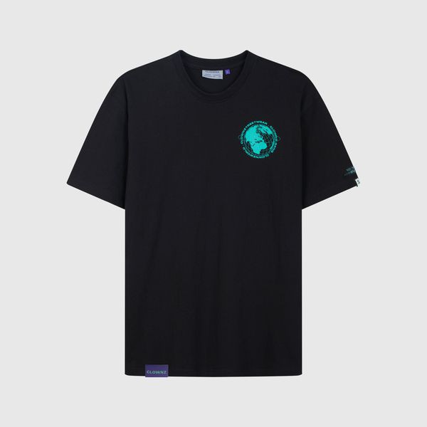 Áo thun tay lỡ local brand unisex đen Clownz Worldz form rộng, chất cotton | BigBuy360 - bigbuy360.vn