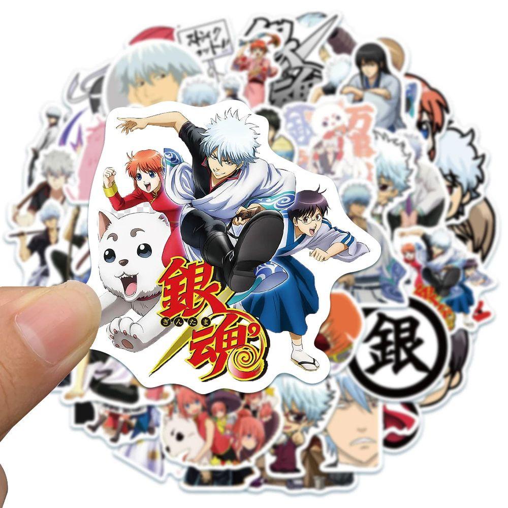 Nhãn Dán Trang Trí Hành Lý / Điện Thoại / Ván Trượt / Laptop Họa Tiết Hoạt Hình GINTAMA