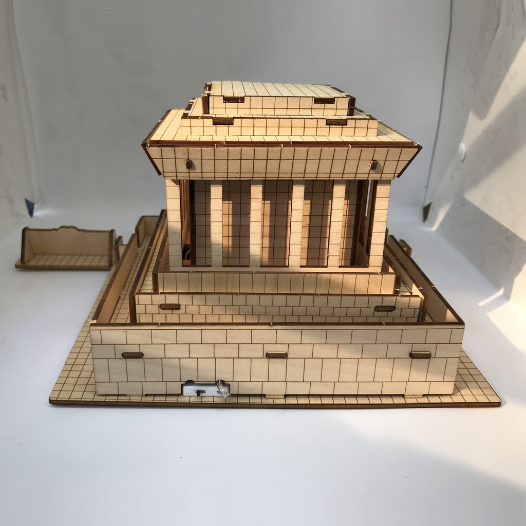 Đồ chơi lắp ráp gỗ 3D Mô hình Lăng Chủ tịch Hồ Chí Minh - Mô hình Lăng Bác