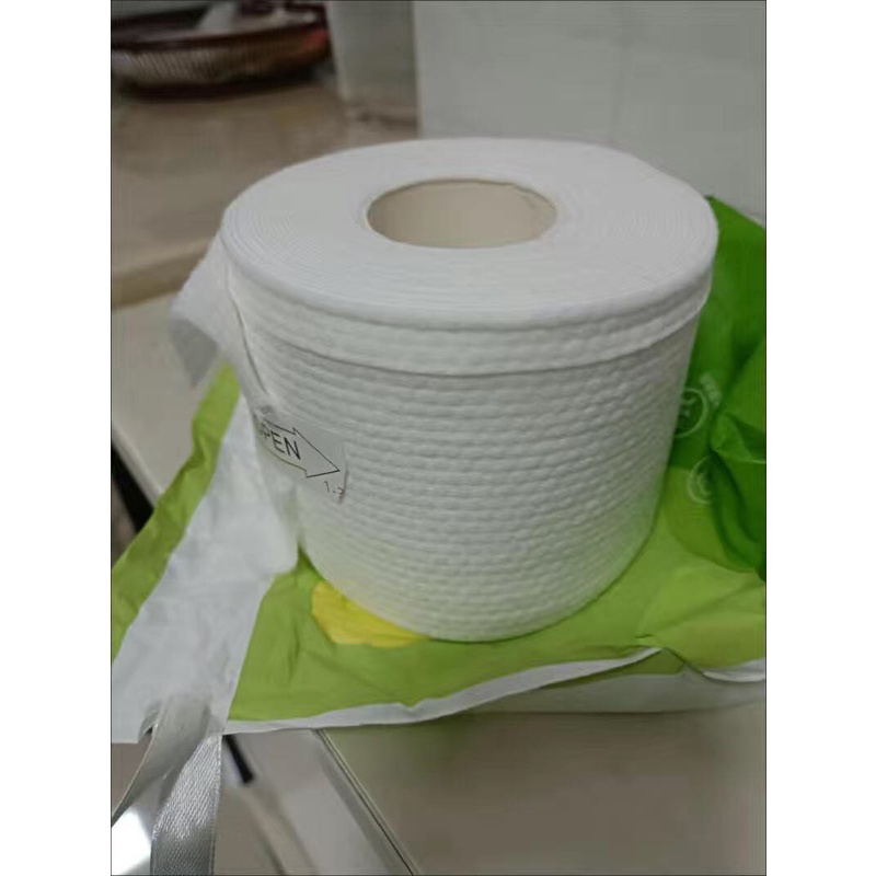 Khăn mặt khô đa năng dùng 1 lần - Cuộn tẩy trang, khăn giấy lau cotton dùng một lần tiện lợi, dễ mang theo