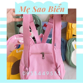 Balo cho bé mầm non hình thú dễ thương