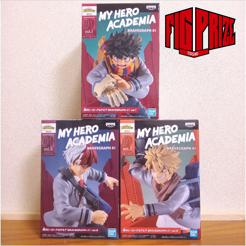 Mô hình chính hãng My Hero Academia Deku Bakugo Shoto - Bravegraph BANDAI