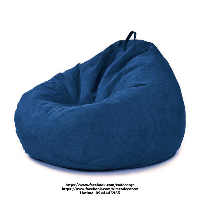 Ghế bố lười hạt xốp 100x120cm(đã kèm xốp) | BigBuy360 - bigbuy360.vn