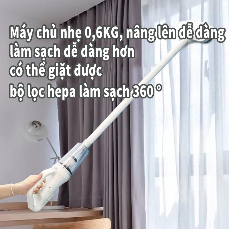 Máy hút bụi cầm tay mini 15000Pa máy hút bụi thông minh lông chó,mèo,hút gầm giường ,xe ô tô ,xiaomi