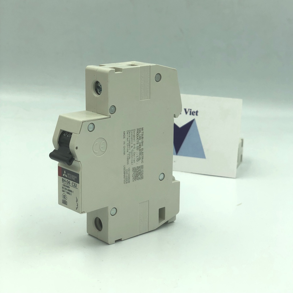 Cầu dao tự động/ át tép/ át cài MCB 1 pha 6- 63A dòng cắt 6kA MITSUBISHI BH-D6
