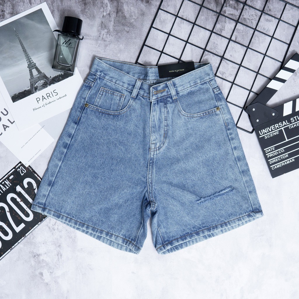 Quần Lửng Ống Rộng Nữ Dáng Chữ A Lai Cuốn Rách Kiêu | BigBuy360 - bigbuy360.vn