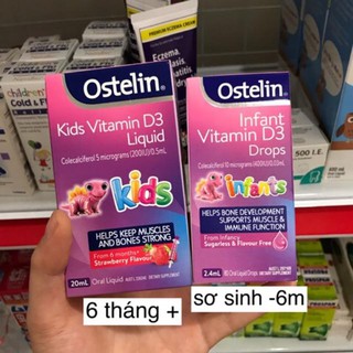 Vitamin d3 ostelin úc 20ml