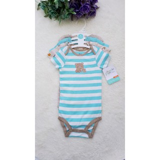 Combo 4 Bodysuit sơ sinh thun cotton cho bé trai hàng xuất Nhật hiệu Carter