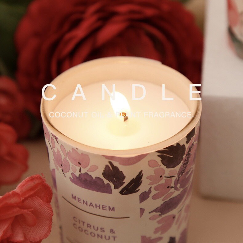 Nến thơm MENAHEM thư giãn không khói Luxury Fragrant Candle MENA01