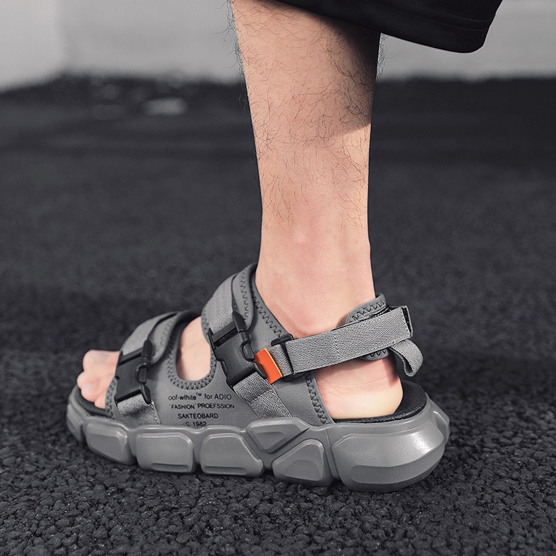 Giày sandal nam đi học đi chơi bền bỉ thoáng khí phiên bản hàn quốc chống trơn trượt G43