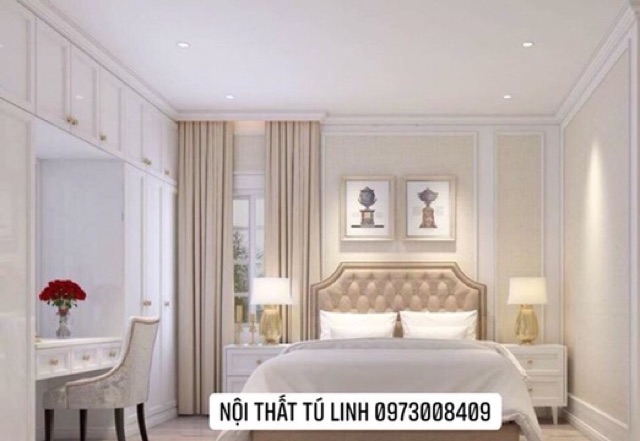 Giường ngủ Châu Âu 02 (nhắn tin báo giá từng kích thước )