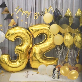 Bóng Số Đại 32 Inch Bạc