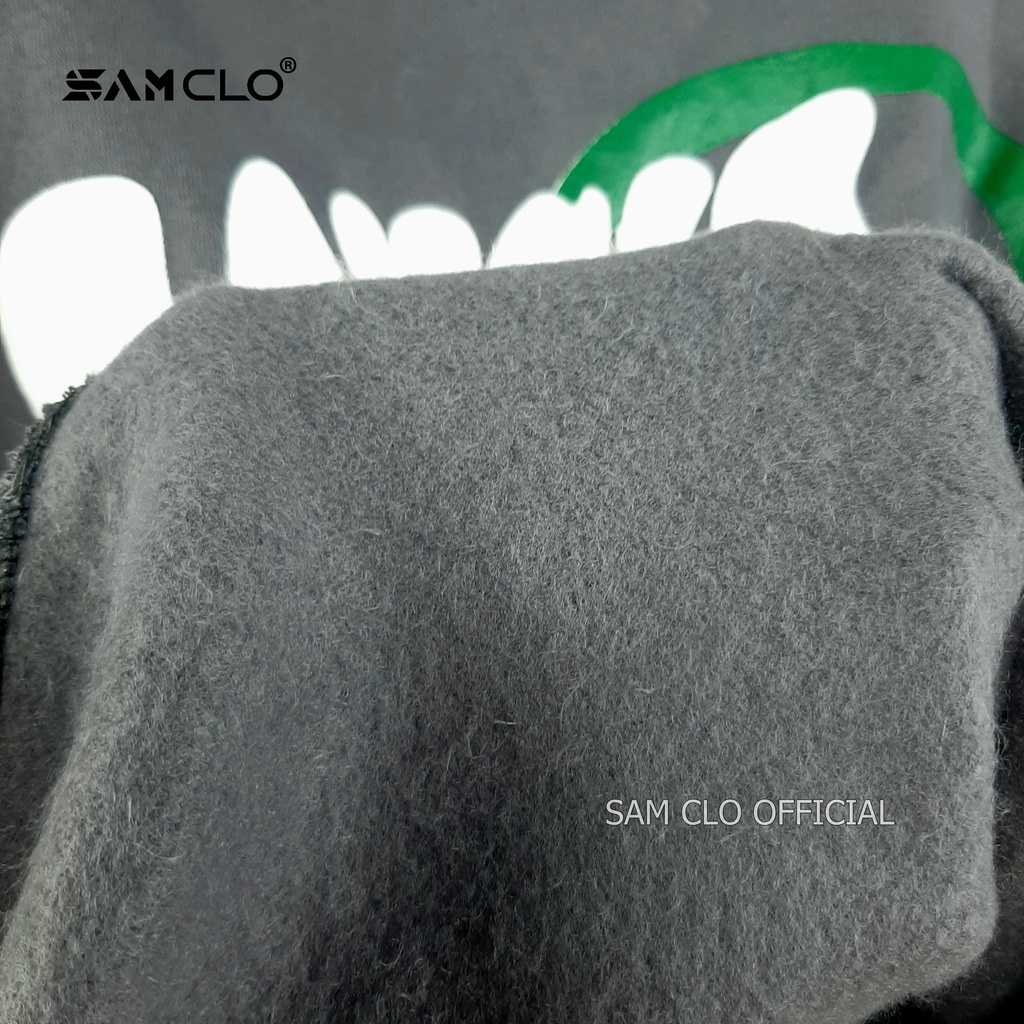 Áo HOODIE nỉ có mũ 2 lớp SAM CLO - Áo khoác chui tay dài thu đông nam nữ freesize form rộng unisex chữ HAPPY NOW PREMIUM