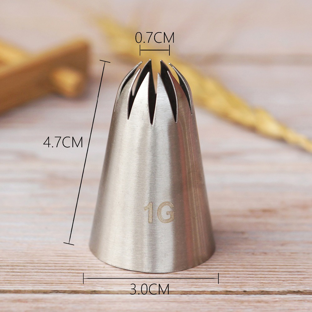 #Đuôi Bắt Bông Kem Cỡ Lớn 1G Bằng Thép Không Gỉ