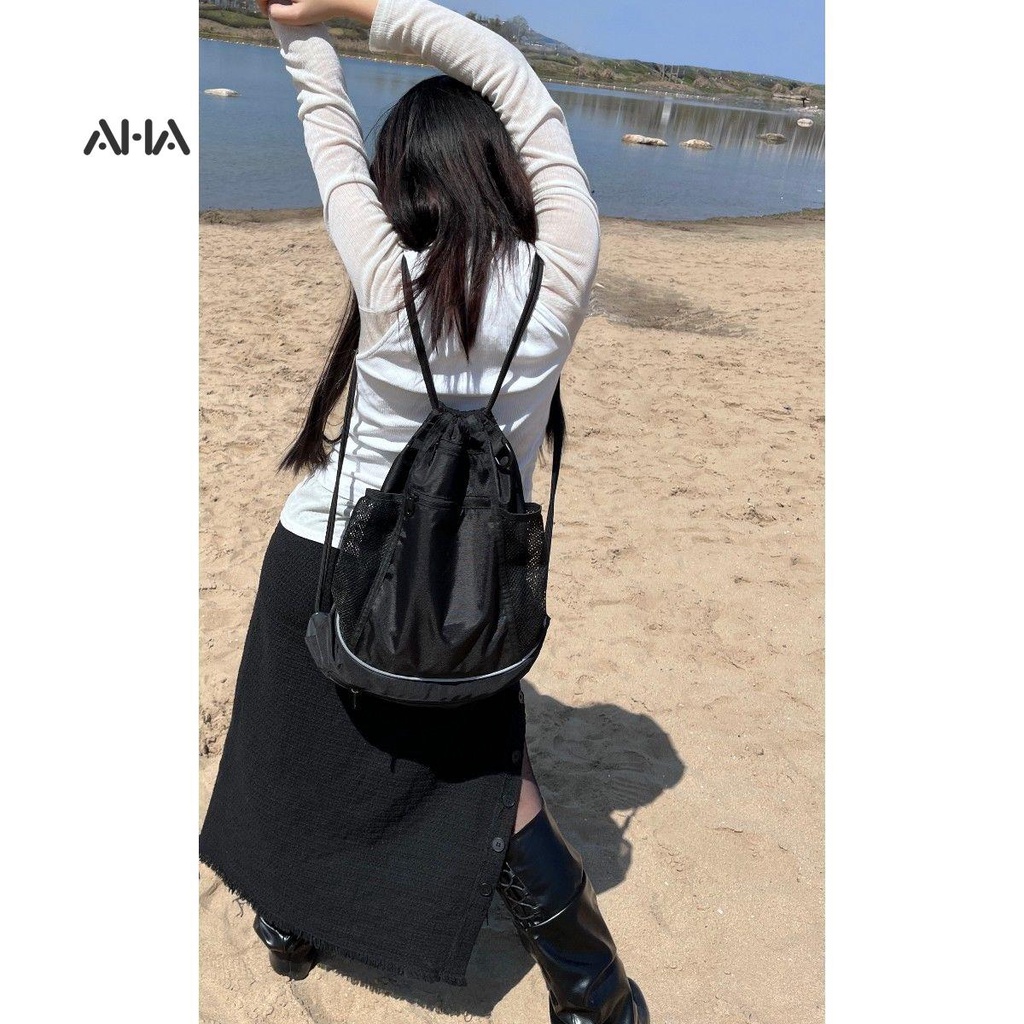 Ba Lô Dây Rút Đa Năng Sức Chứa Lớn Dễ Phối Đồ