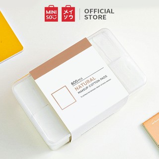 Bộ bông tẩy trang từ bông cao cấp cotton pad Miniso (Trắng)