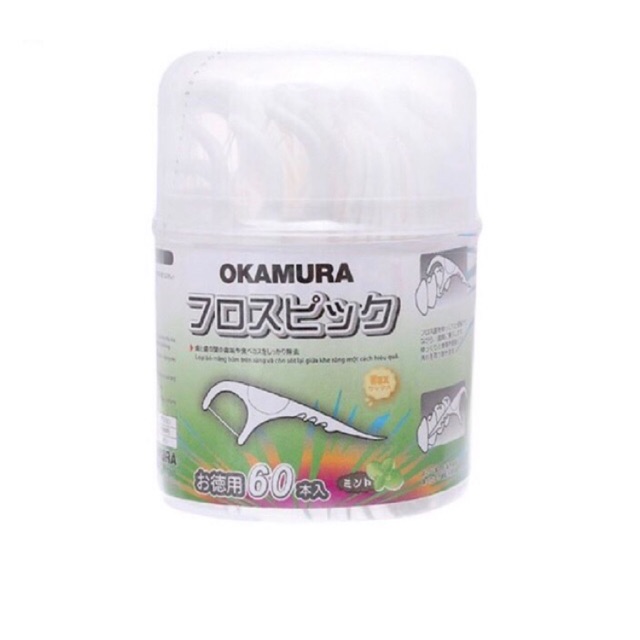 Combo 11 hộp tăm chỉ kẽ AH-Ok ( 60 cây/ 110 cây)