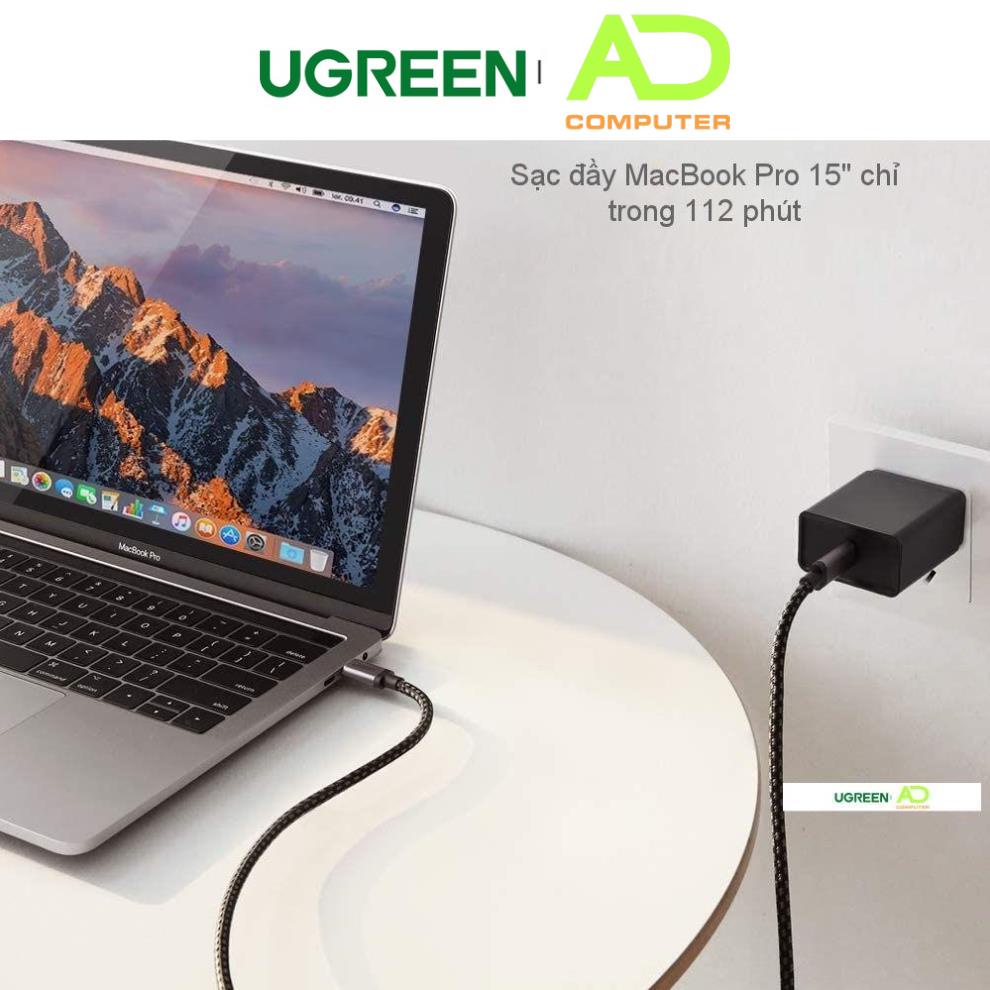 Cáp sạc nhanh USB Type C PD hỗ trợ 100W UGREEN US316 US334