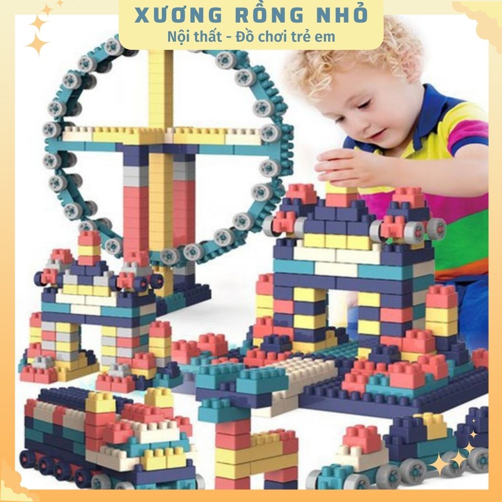 Đồ Chơi Xếp Hình Lego 520 Chi Tiết Tháo Lắp Phát Triển Trí Tuệ Cho Bé - Xương Rồng Nhỏ