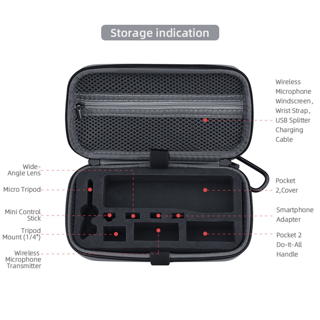 Hộp đựng chống sốc chống mòn cho máy ảnh DJI Pocket 2