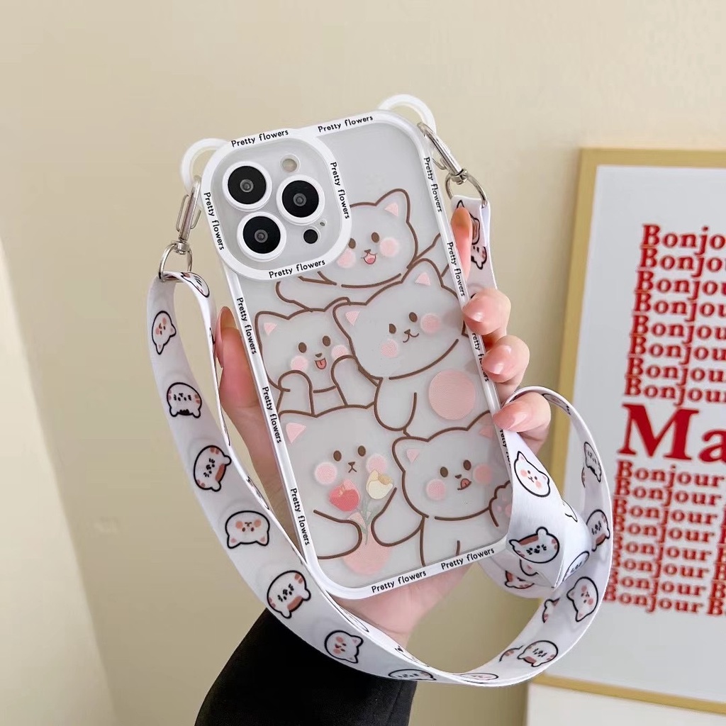 Ốp Điện Thoại tpu Mềm Hình Mèo Kitty Dễ Thương Cho iphone 14 14 pro 14 PLUS 14 pro max 13 pro max ins12 pro max 11 pro max xsmax