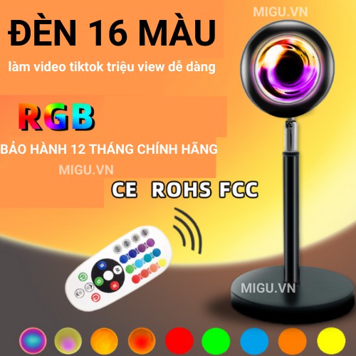 Đèn led trang trí TIKTOK chuyển đổi 16 màu,đèn led chụp ảnh quay video livestream rất đẹp hot 2021