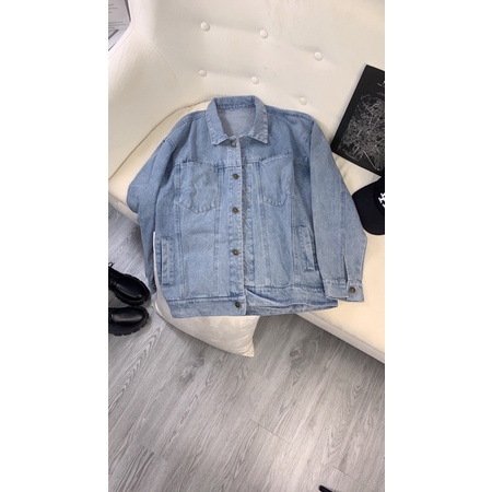 ÁO KHOÁT JEAN DENIM 2 TÚI