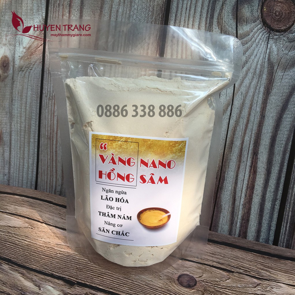 Mặt Nạ Collagen Tươi Vàng 24k Handmade Dưỡng Trắng Da, Mờ Thâm, Nám, Sạm Da - Thẩm Mỹ Huyền Trang NANOCEE