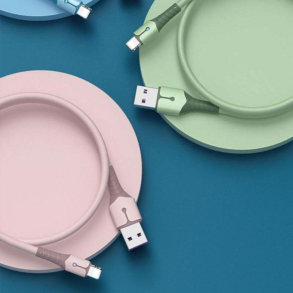 Dây Cáp Sạc Nhanh DIGIFOUNDER Silicone Cổng USB Cho Điện Thoại iphone 7S1