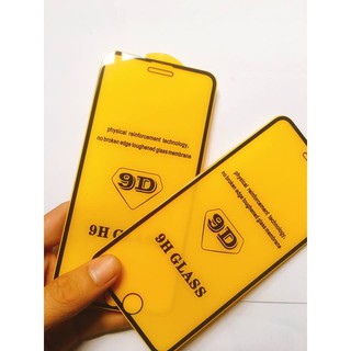 Kính cường lực 9d iphone 6,7,8 7plus/8plus đen siêu bền phong cách supereme