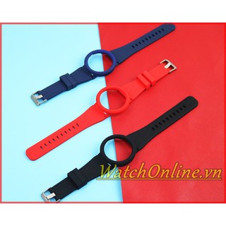 Dây silicon sikai vân sần amazfit stratos/pace /gear s3/ ticwatch pro.....