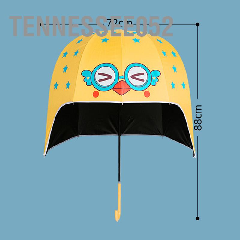 [Hàng Sẵn] Ô che mưa nắng Hình Mũ bảo hiểm Hoạt hình dễ thương Chống tia UV Tay cầm dài【Tennessee052】